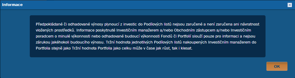 Informan dialog ped zatkem investovn